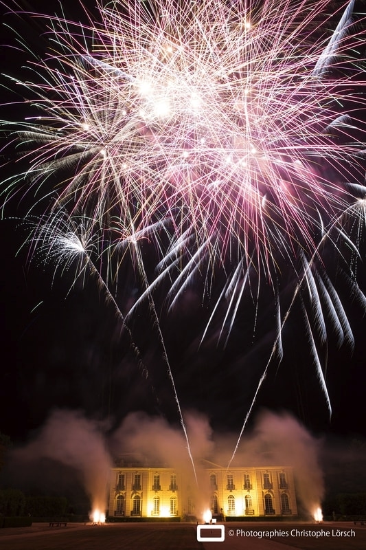 feu d'artifice de mariage