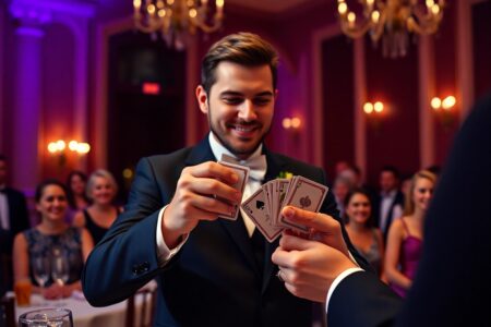 choisir le magicien close up parfait a lyon ffw - - Comment Choisir Le Magicien Close-up Idéal Pour Votre Animation Mariage à Lyon ? - Le Magicien de mon Mariage - Animation Mariage Originale choisir le magicien close up parfait a lyon ffw - - Comment Choisir Le Magicien Close-up Idéal Pour Votre Animation Mariage à Lyon ? - Le Magicien de mon Mariage - Animation Mariage Originale