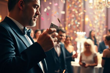 enchant your wedding with fred ericksens magic xmu 1 - - Comment Enchanter Votre Mariage Avec La Magie Close-Up De Fred Ericksen ! - Le Magicien de mon Mariage - Animation Mariage Originale