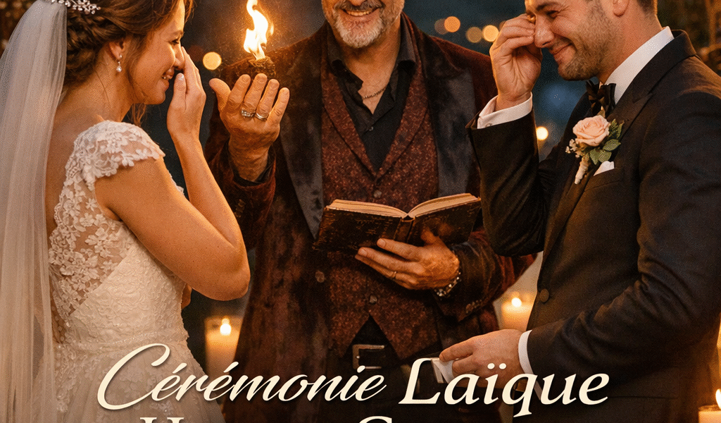 Ceremonie Laique Emotions sous les etoiles - cérémonie laïque mariage - Cérémonie laïque premium : une expérience signature pour votre mariage - Le Magicien de mon Mariage - Animation Mariage Originale Cérémonie Laïque - Émotions sous les étoiles